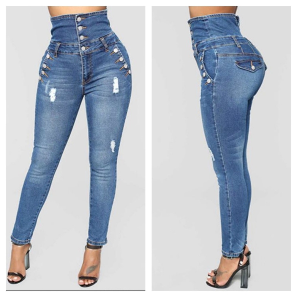 🌺HOST PICK🌺 High Waisted Distressed Skinny Jeans